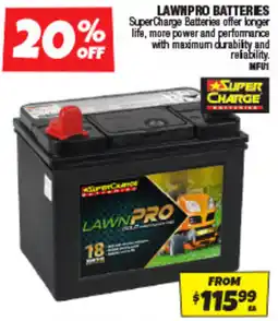 Autobarn LawnPro Battery offer