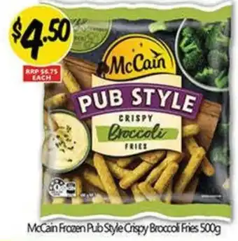 McCain Frozen Pub Style Crispy Broccoli Fries