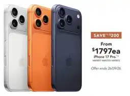 Harvey Norman iPhone 17 Pro offer