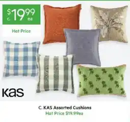 Harris Scarfe C. KAS Assorted Cushions offer