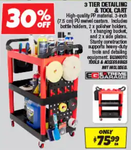 Autobarn 3 Tier Detailing & Tool Cart Extreme Garage offer
