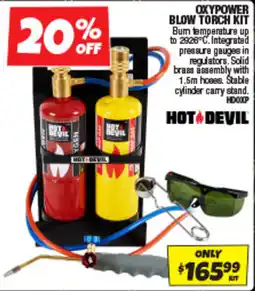 Autobarn OxyPower Blow Torch Kit Hot Devil offer