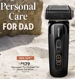 Harvey Norman Manscaped 'The Chairman' Pro' Electric Foil Shaver offer