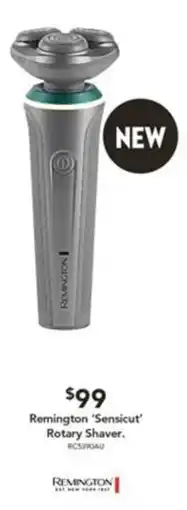 Harvey Norman Remington 'Sensicut' Rotary Shaver offer