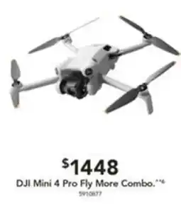 Harvey Norman DJI Mini 4 Pro Fly More Combo offer