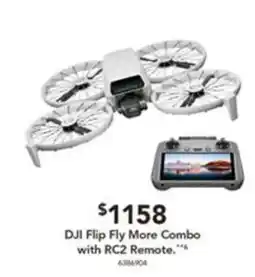 Harvey Norman DJI Flip Fly More Combo with RC2 Remote offer