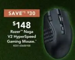 Harvey Norman Razer Naga V2 HyperSpeed Gaming Mouse offer