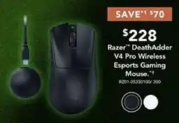 Harvey Norman Razer DeathAdder V4 Pro Wireless Esports Gaming Mouse offer