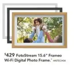 Harvey Norman FotoStream 15.6" Frameo Wi-Fi Digital Photo Frame offer