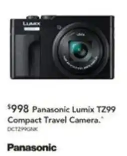 Harvey Norman Panasonic Lumix TZ99 Compact Travel Camera offer