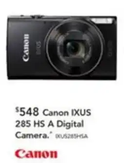 Harvey Norman Canon IXUS 285 HS A Digital Camera offer