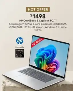 Harvey Norman HP OmniBook 5 Copilot+ PC offer