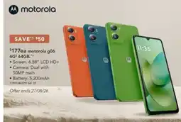 Harvey Norman motorola g06 offer