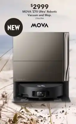 Harvey Norman MOVA 'Z70 Ultra' Robotic Vacuum and Mop offer