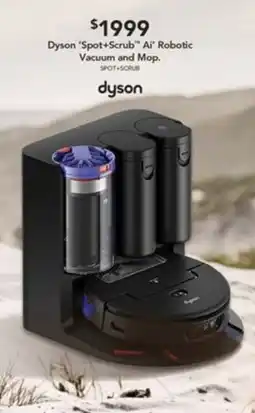 Harvey Norman Dyson 'Spot+Scrub' Ai' Robotic Vacuum and Mop offer