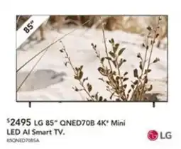 Harvey Norman LG 85" QNED70B 4K" Mini LED AI Smart TV. offer