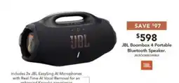 Harvey Norman JBL Boombox 4 Portable Bluetooth Speaker offer