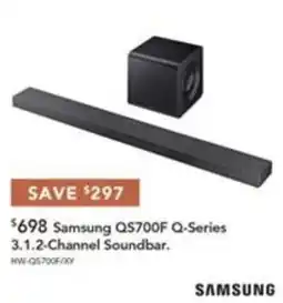 Harvey Norman Samsung QS700F Q-Series 3.1.2-Channel Soundbar offer