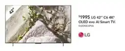 Harvey Norman LG 42" C6 4K OLED evo AI Smart TV offer