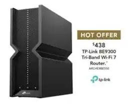 Harvey Norman TP-Link BE9300 Tri-Band Wi-Fi 7 Router offer