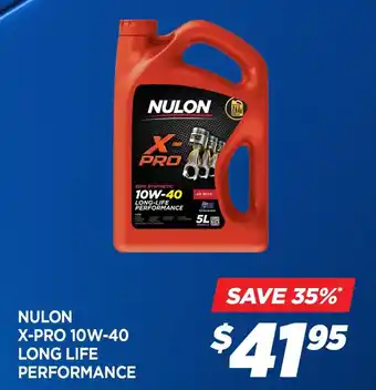 Nulon X-Pro 10W-40 Long Life Performance