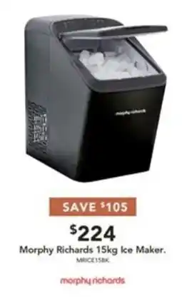 Harvey Norman Morphy Richards 15kg Ice Maker offer