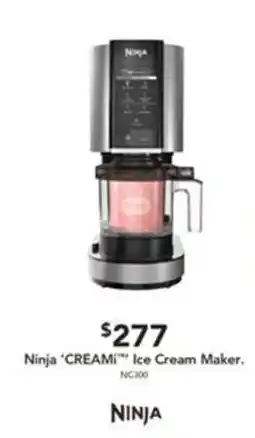 Harvey Norman Ninja 'CREAMi' Ice Cream Maker offer