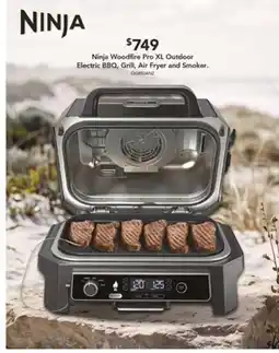 Harvey Norman Ninja Woodfire Pro XL Outdoor Electric BBQ, Grill, Air Fryer and Smoker offer