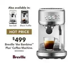 Harvey Norman Breville 'the Bambino' Plus' Coffee Machine offer