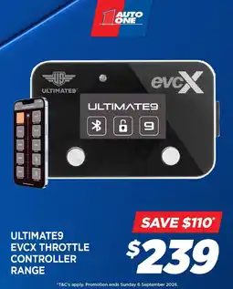 Auto One Ultimate9 EVCX Throttle Controller Range offer