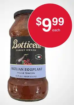 Australian Butchers Store Botticelli Sicilian Eggplant Italian Tomatoes Premium Pasta Sauce offer