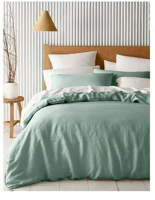 Australian House & Garden Sandy Cape Washed Belgian Linen Quilt Cover