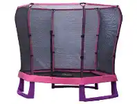 Mr Toys Plum 7Ft Junior Trampoline Spring Safe Pink offer