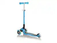 Globber Primo Foldable Lights Sky Blue with Ano T-Bar