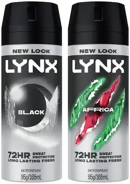 IGA Lynx Antiperspirant Selected Varieties offer
