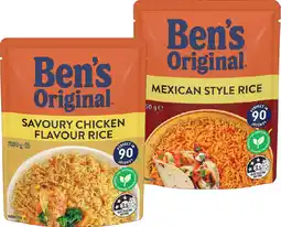 IGA Ben’s Original Flavoured Rice 220‑250g Selected Varieties offer
