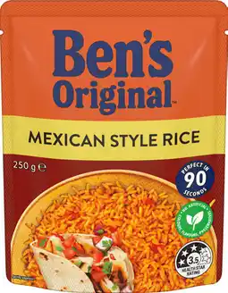 IGA Ben’s Original Flavoured Rice 220‑250g Selected Varieties offer