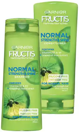 IGA Garnier Fructis Shampoo or Conditioner 315mL Selected Varieties offer