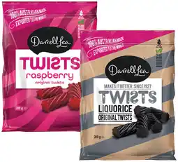 IGA Darrell Lea Liquorice Share‑280g Selected Varieties offer