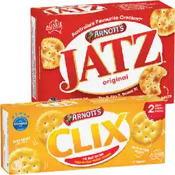 IGA Arnott’s Clix 250g or Jatz 225g Selected Varieties offer