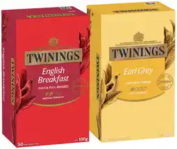 IGA Twinings Tea Bags 40‑50 Pack Selected Varieties offer