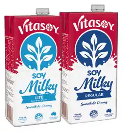 IGA Vitasoy Soy Milky Long Life Milk Selected Varieties offer