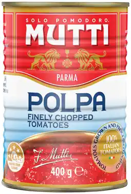 IGA Mutti Polpa Finely Chopped Tomatoes offer