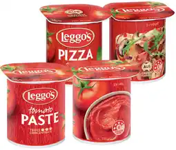 IGA Leggo’s Tomato Paste or Pizza Sauce 2x140g Selected Varieties offer