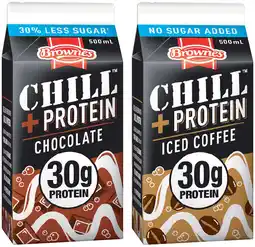 IGA Brownes Chill + Protein Flavoured Milk Selected Varieties offer