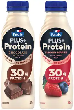 IGA Pauls Plus Protein Flavoured Milk Selected Varieties offer