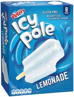 IGA Peters Lemonade Icy Pole offer