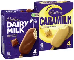 IGA Cadbury Ice Cream Sticks Selected Varieties offer