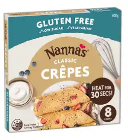 IGA Nanna’s Gluten Free Classic Crepes offer