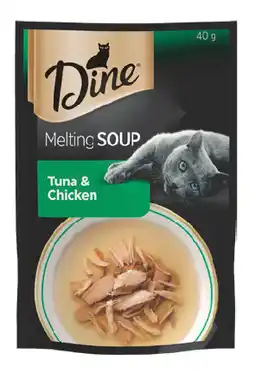 IGA Dine Melting Soup Cat Food Selected Varieties offer